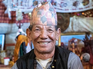 Meisterschamane Dhanshing Tamang aus Nepal mit Angkame Sherpa in Berlin und Rangsdorf (16. - 22.10.2025)